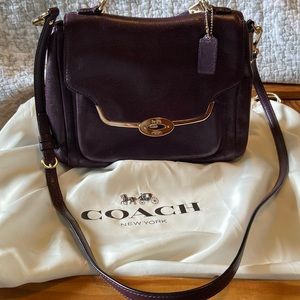 Purple Coach purse
